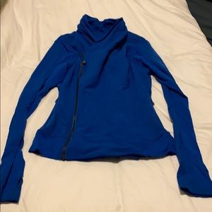 Lululemon blue zip up jacket size 6